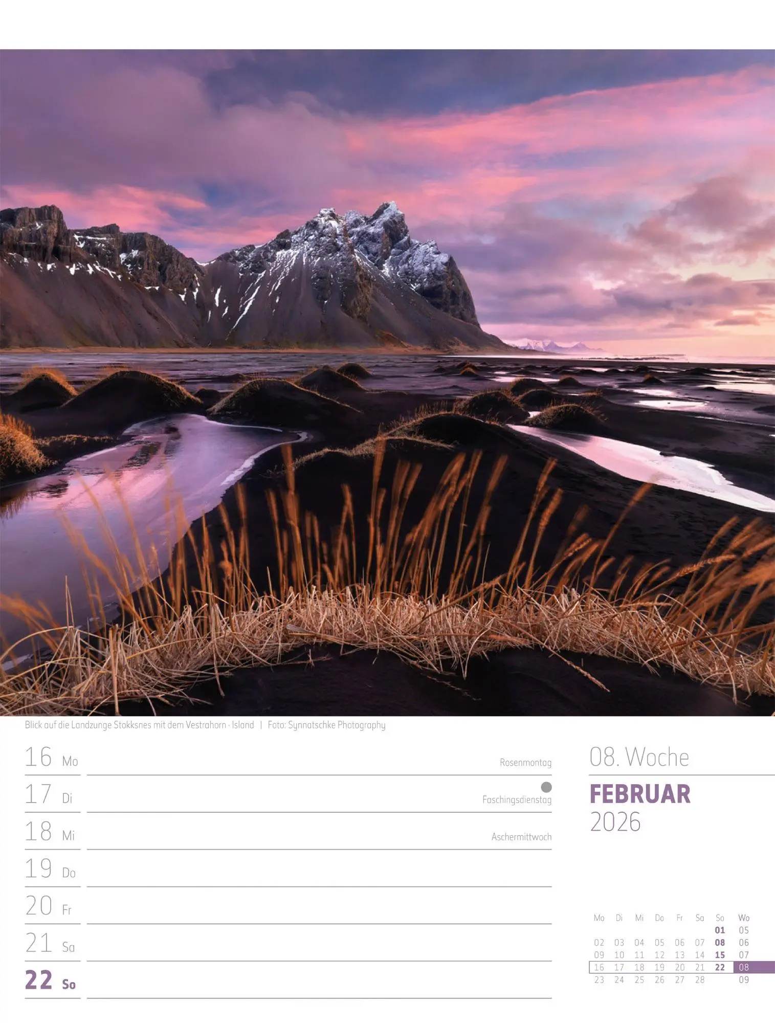 Bild: 9783838426723 | Skandinavien - Der Zauber des hohen Nordens - Wochenplaner Kalender...