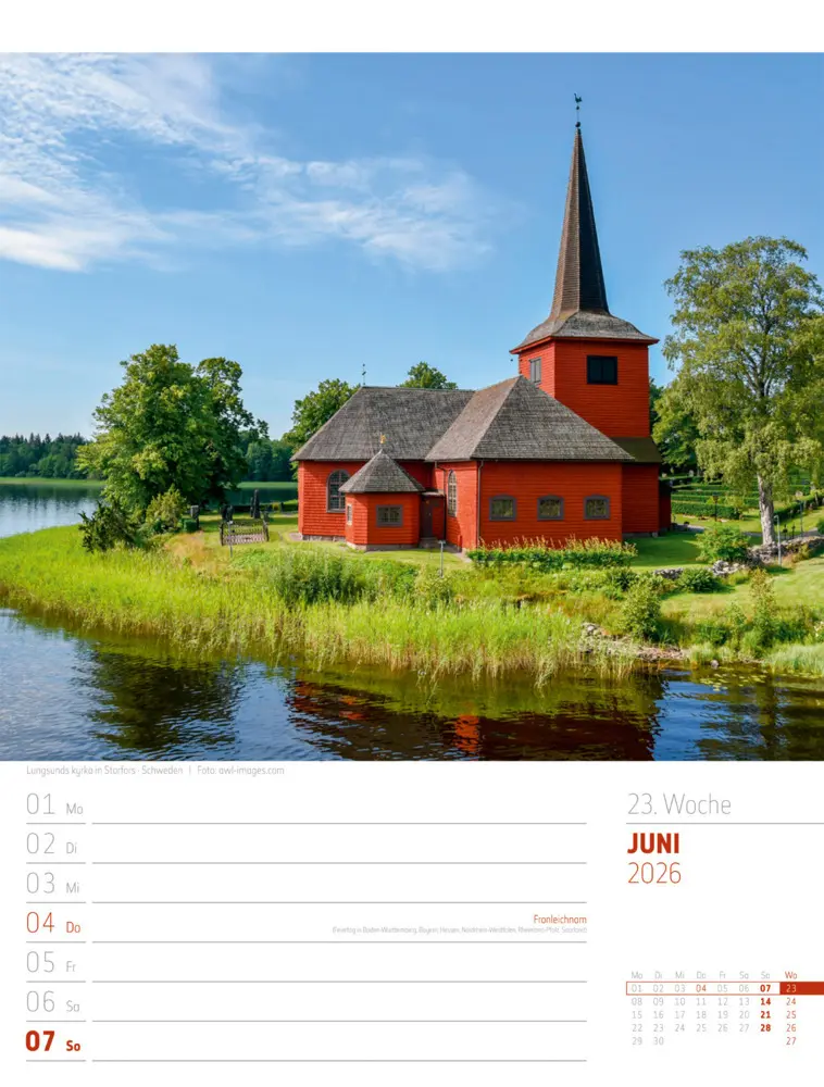 Bild: 9783838426723 | Skandinavien Wochenplaner Kalender 2026 Der Zauber des hohen Nordens