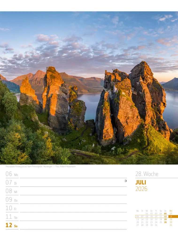 Bild: 9783838426723 | Skandinavien Wochenplaner Kalender 2026 Der Zauber des hohen Nordens