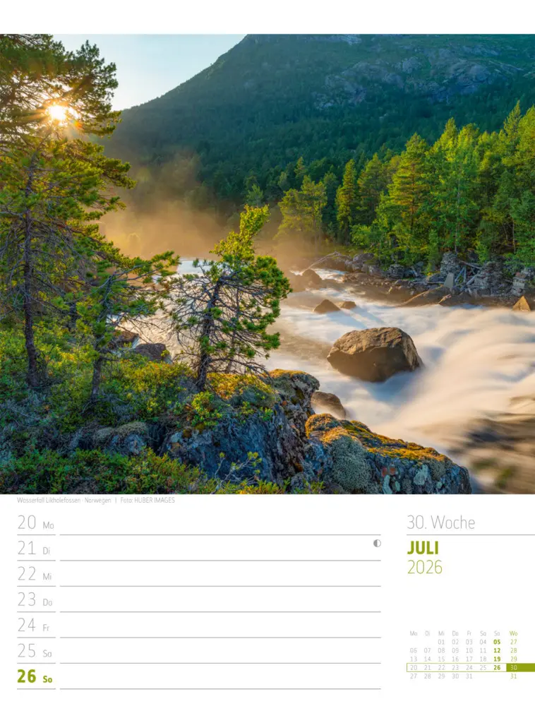 Bild: 9783838426723 | Skandinavien Wochenplaner Kalender 2026 Der Zauber des hohen Nordens