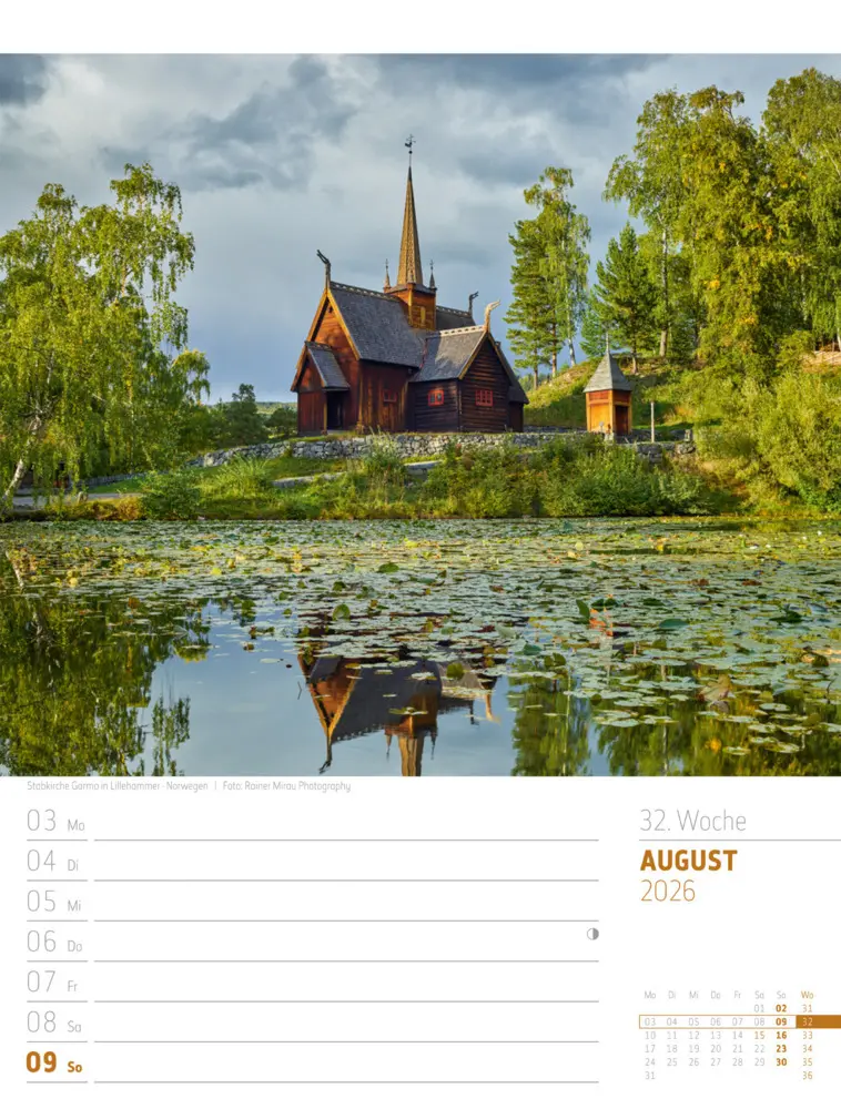 Bild: 9783838426723 | Skandinavien Wochenplaner Kalender 2026 Der Zauber des hohen Nordens