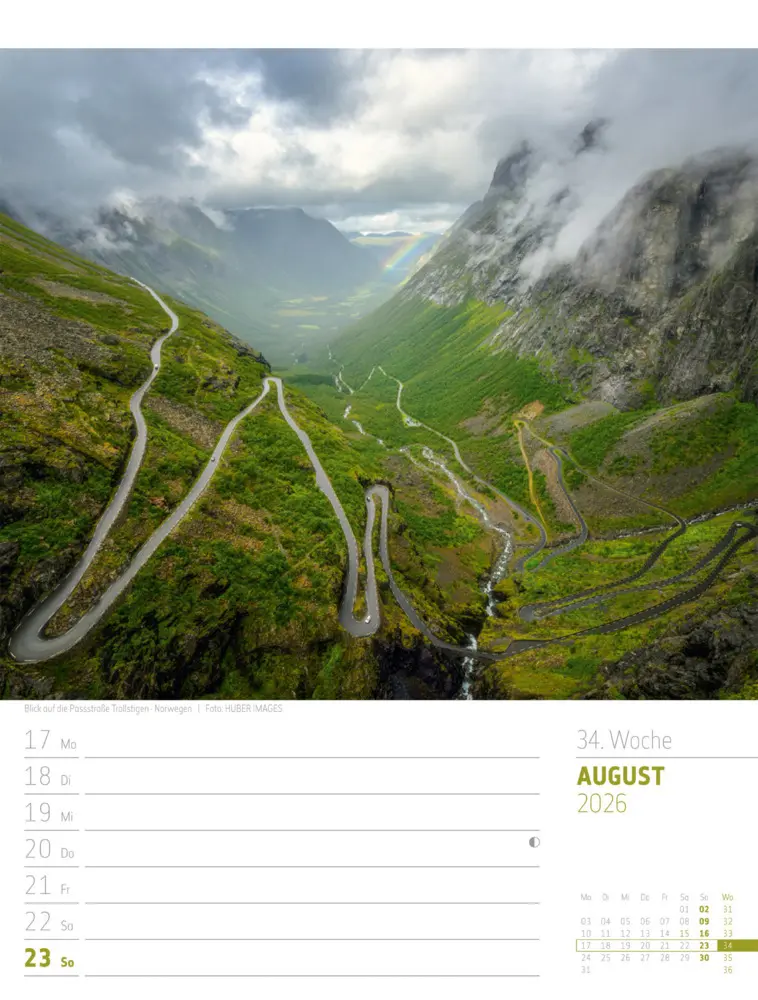 Bild: 9783838426723 | Skandinavien Wochenplaner Kalender 2026 Der Zauber des hohen Nordens