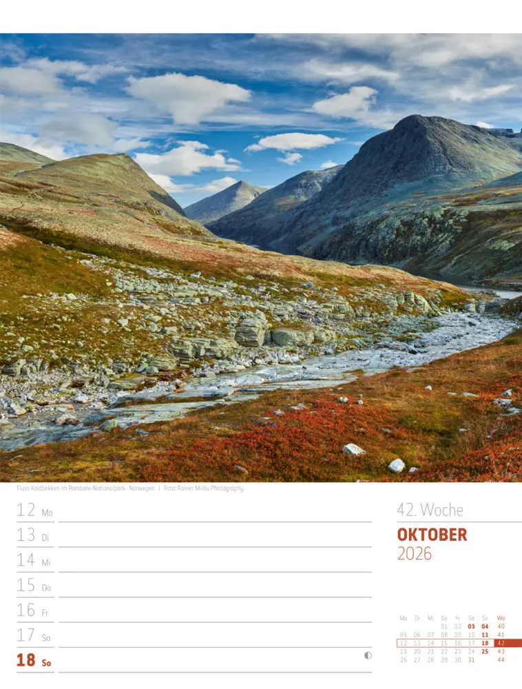 Bild: 9783838426723 | Skandinavien Wochenplaner Kalender 2026 Der Zauber des hohen Nordens