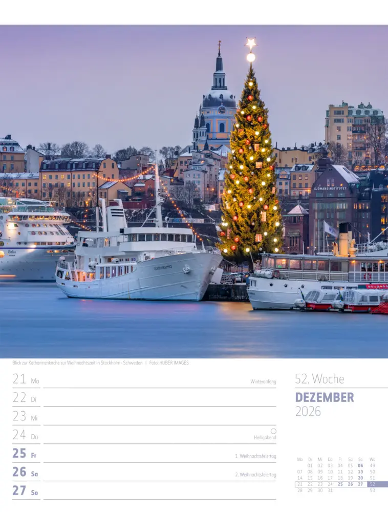 Bild: 9783838426723 | Skandinavien Wochenplaner Kalender 2026 Der Zauber des hohen Nordens