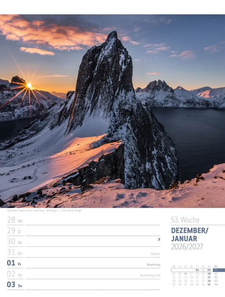 Bild: 9783838426723 | Skandinavien Wochenplaner Kalender 2026 Der Zauber des hohen Nordens
