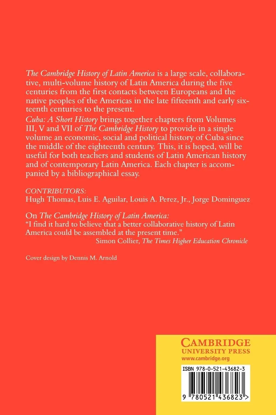 Rückseite: 9780521436823 | Cuba | A Short History | Leslie Bethell | Taschenbuch | Englisch