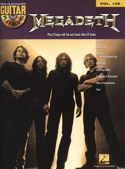 Cover: 9781423496823 | Megadeth - Guitar Play-Along Volume 129 Book/Online Audio | Megadeth