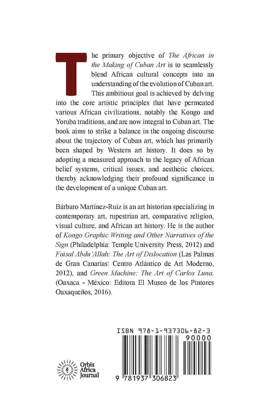 Rückseite: 9781937306823 | The African in the Making of Cuban Art | Bárbaro Martínez-Ruiz | Buch