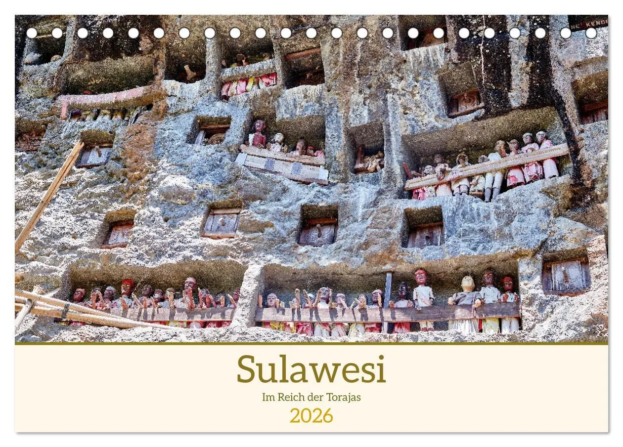 Cover: 9783457266823 | Sulawesi Im Reich der Torajas (Tischkalender 2026 DIN A5 quer),...
