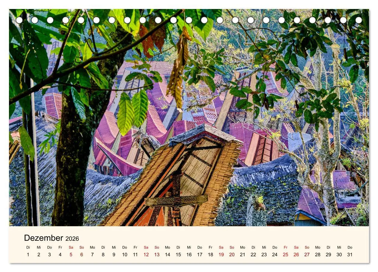 Bild: 9783457266823 | Sulawesi Im Reich der Torajas (Tischkalender 2026 DIN A5 quer),...