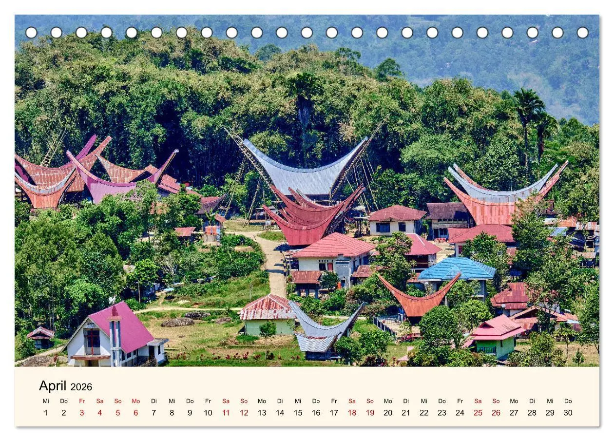 Bild: 9783457266823 | Sulawesi Im Reich der Torajas (Tischkalender 2026 DIN A5 quer),...