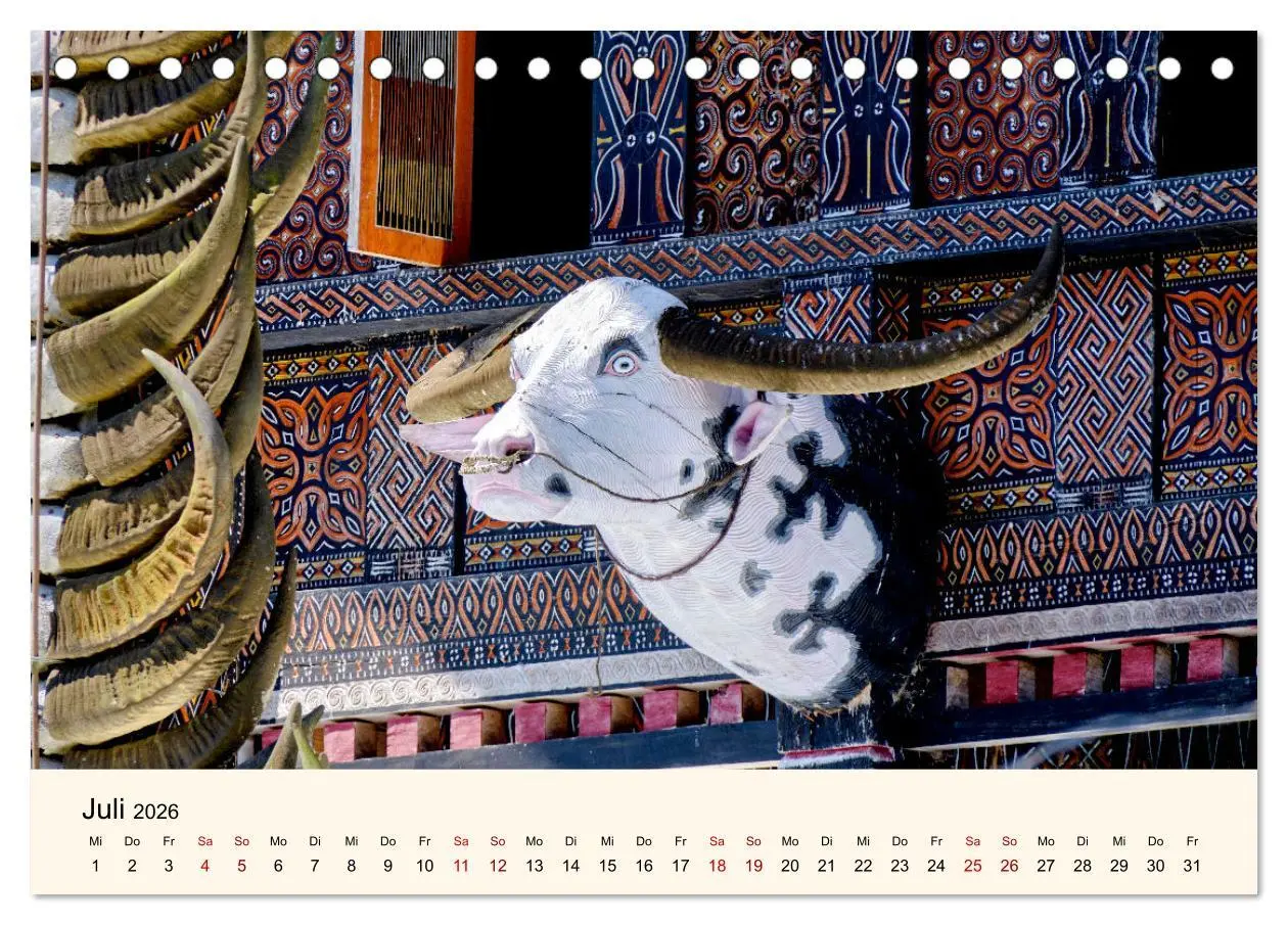Bild: 9783457266823 | Sulawesi Im Reich der Torajas (Tischkalender 2026 DIN A5 quer),...