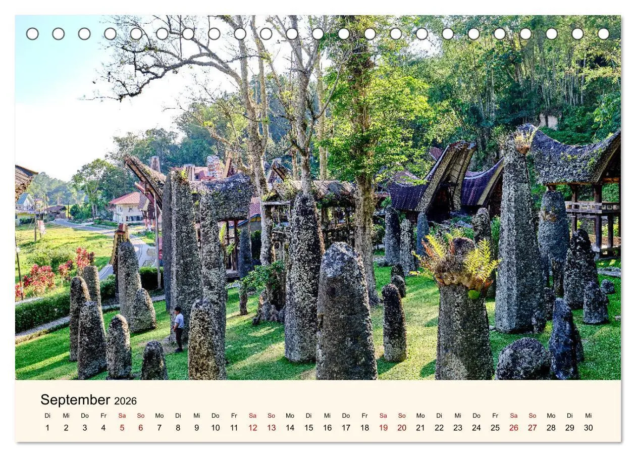 Bild: 9783457266823 | Sulawesi Im Reich der Torajas (Tischkalender 2026 DIN A5 quer),...