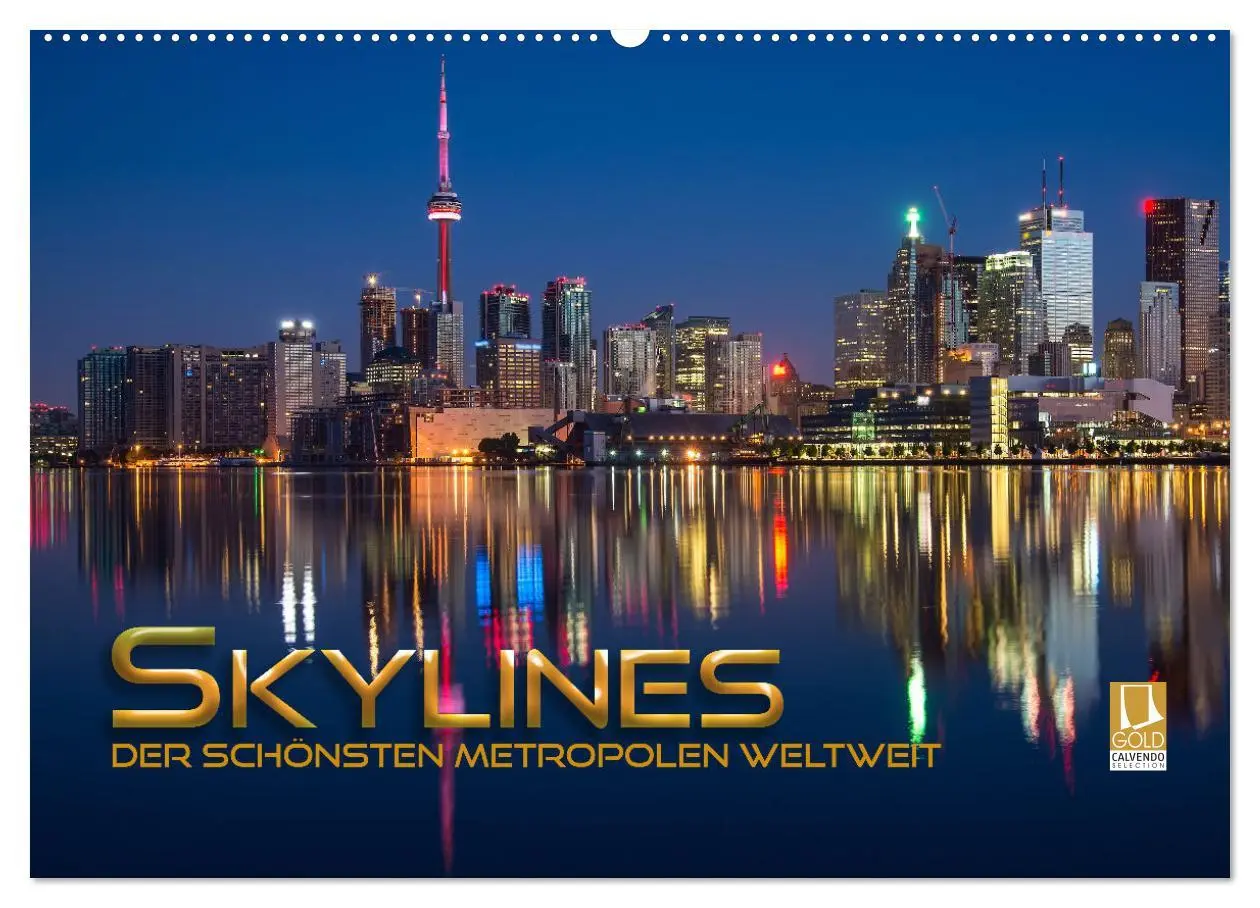 Cover: 9783457576823 | Skylines der schönsten Metropolen weltweit (Wandkalender 2026 DIN...