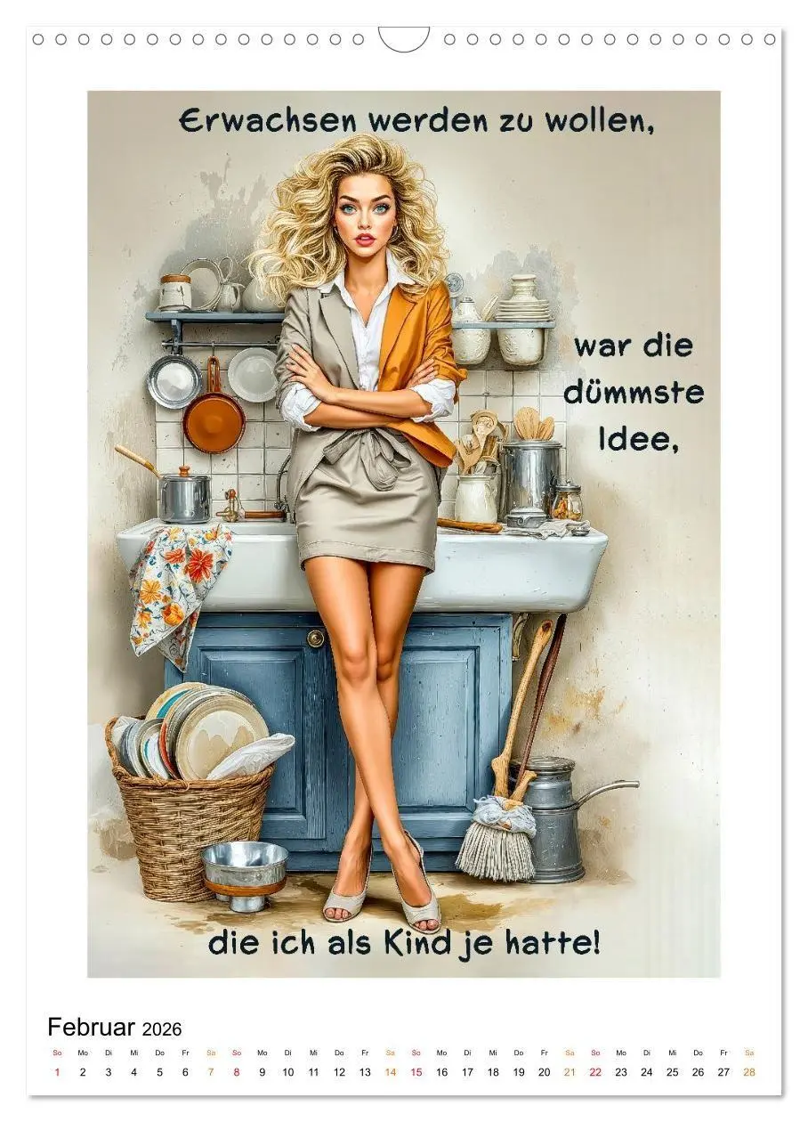 Bild: 9783516666823 | FRAU.PUNKT. (Wandkalender 2026 DIN A3 hoch), CALVENDO Monatskalender