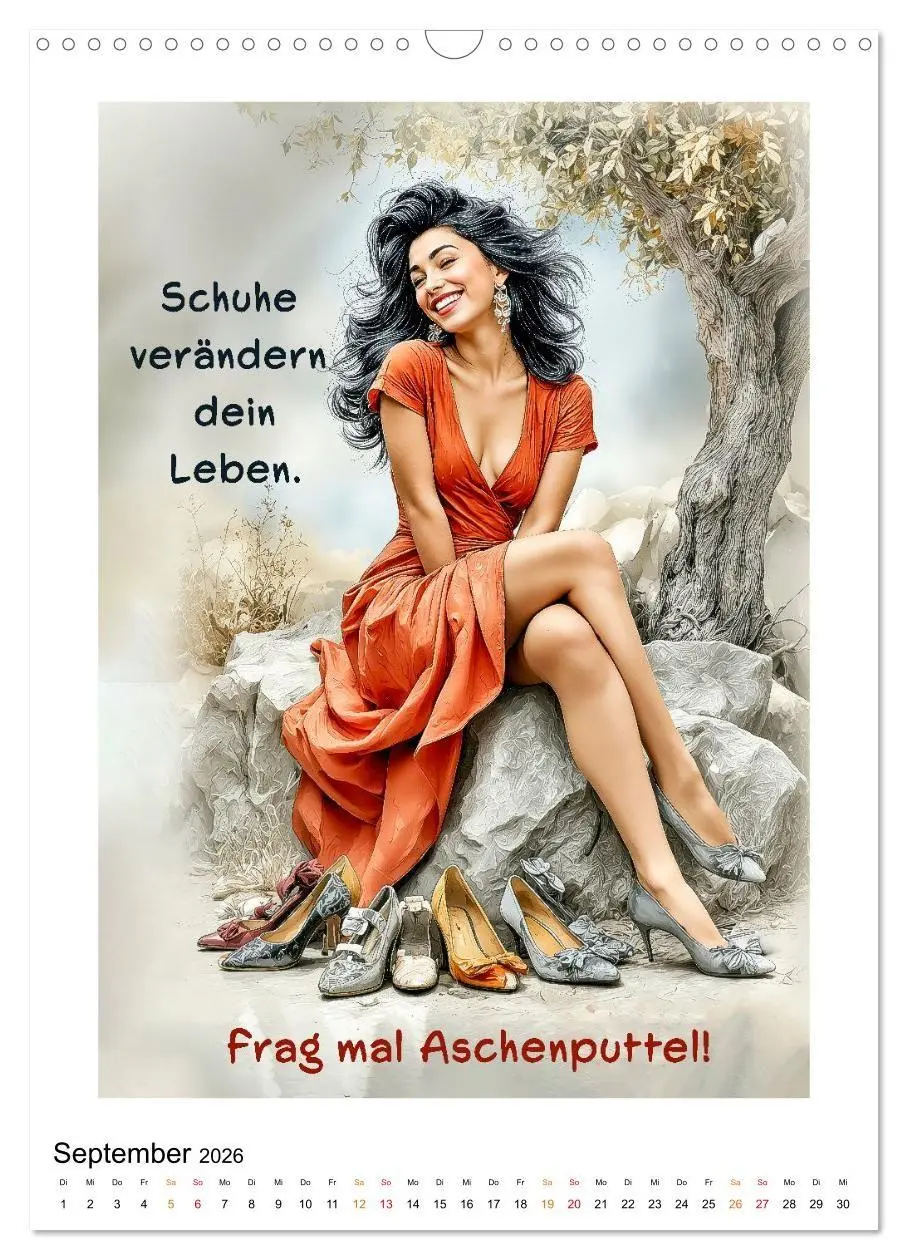 Bild: 9783516666823 | FRAU.PUNKT. (Wandkalender 2026 DIN A3 hoch), CALVENDO Monatskalender