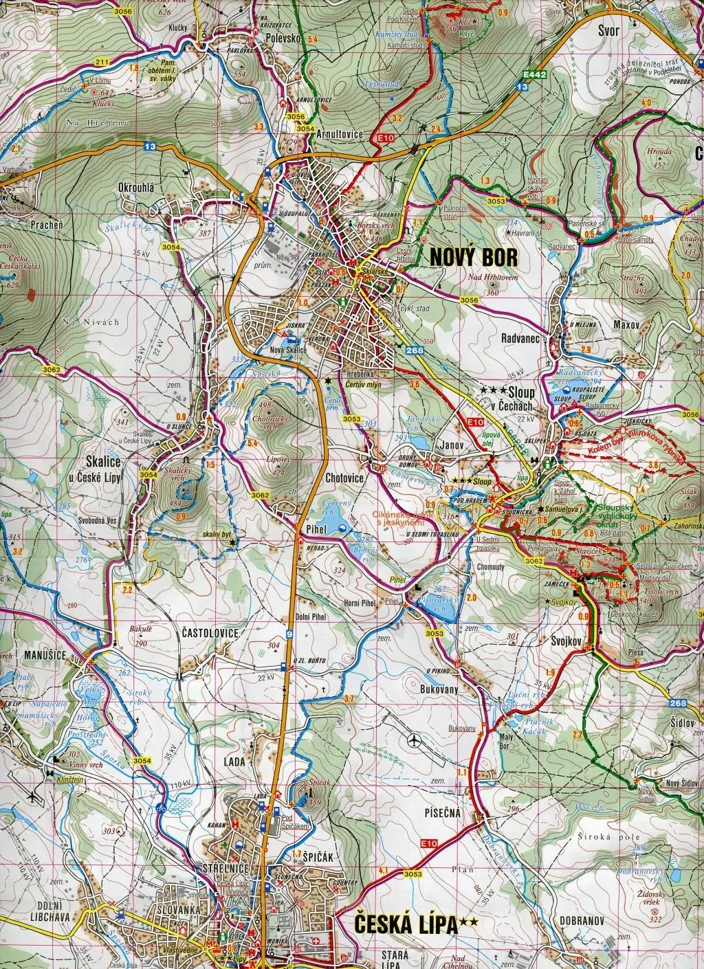 Bild: 9788072246823 | Wanderkarte Tschechien Luzicke hory 1 : 40 000 | Turisticke Mapy Cesko