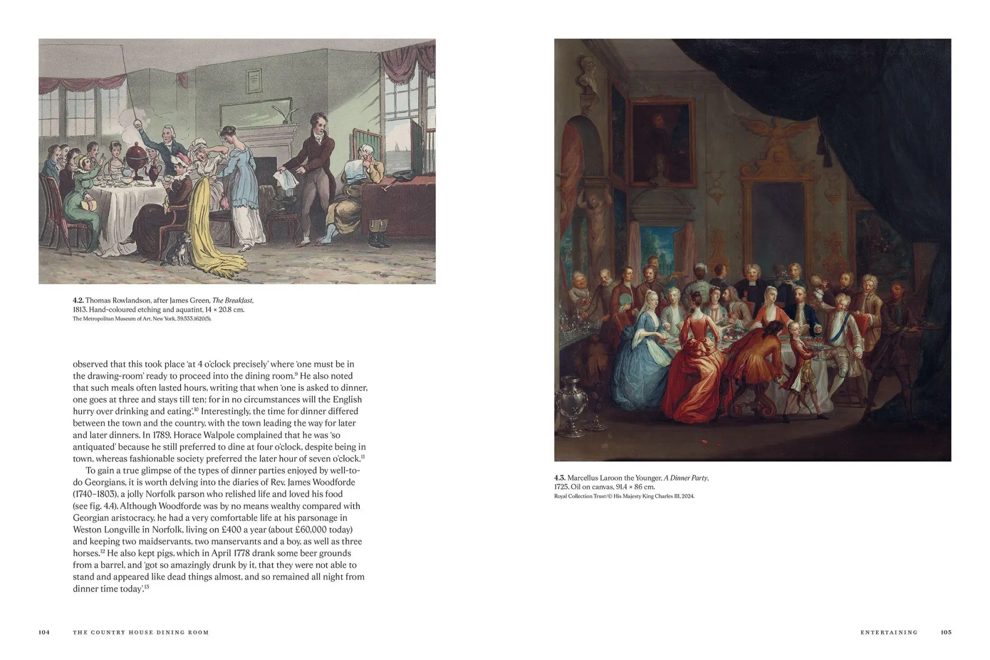 Bild: 9780300276923 | The Country House Dining Room | A History of Georgian Feasting | Buch