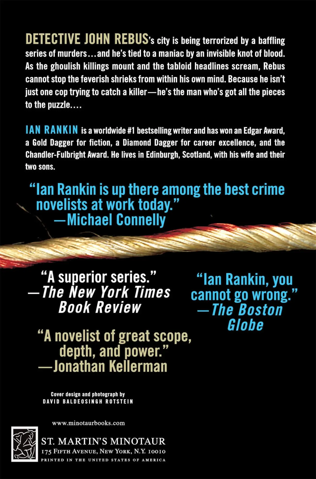 Rückseite: 9780312536923 | Knots and Crosses | Ian Rankin | Taschenbuch | Kartoniert / Broschiert
