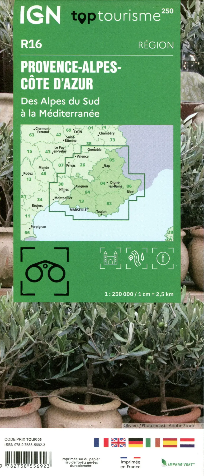 Bild: 9782758556923 | R16 Provence - Alpes-Cote d'Azur | (Land-)Karte | Französisch | 2025