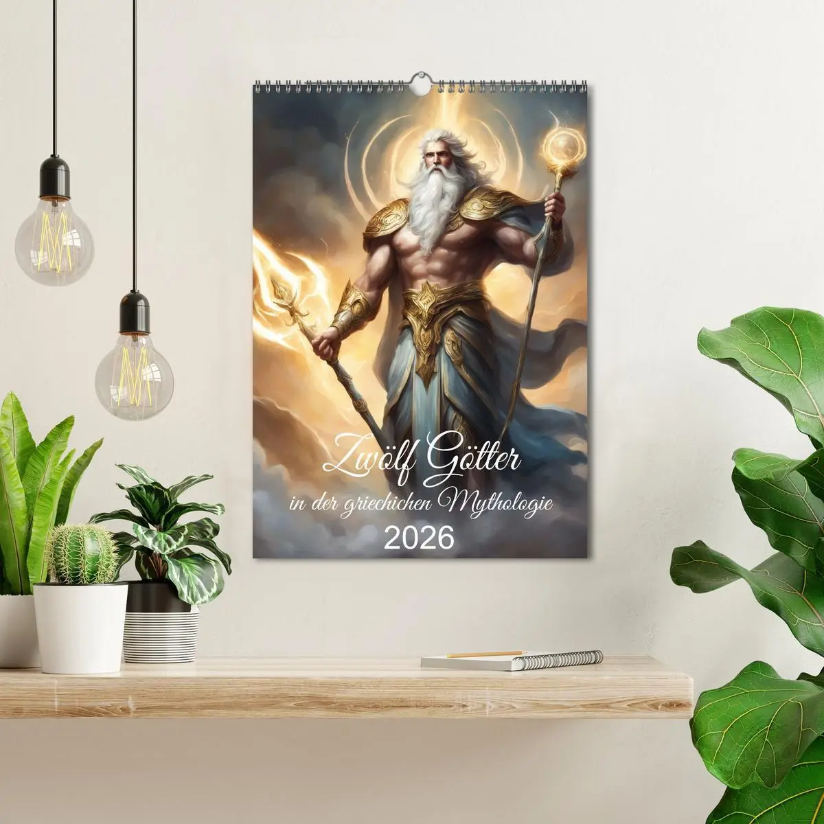 Bild: 9783516276923 | Zwölf Götter der griechischen Mythologie (Wandkalender 2026 DIN A3...