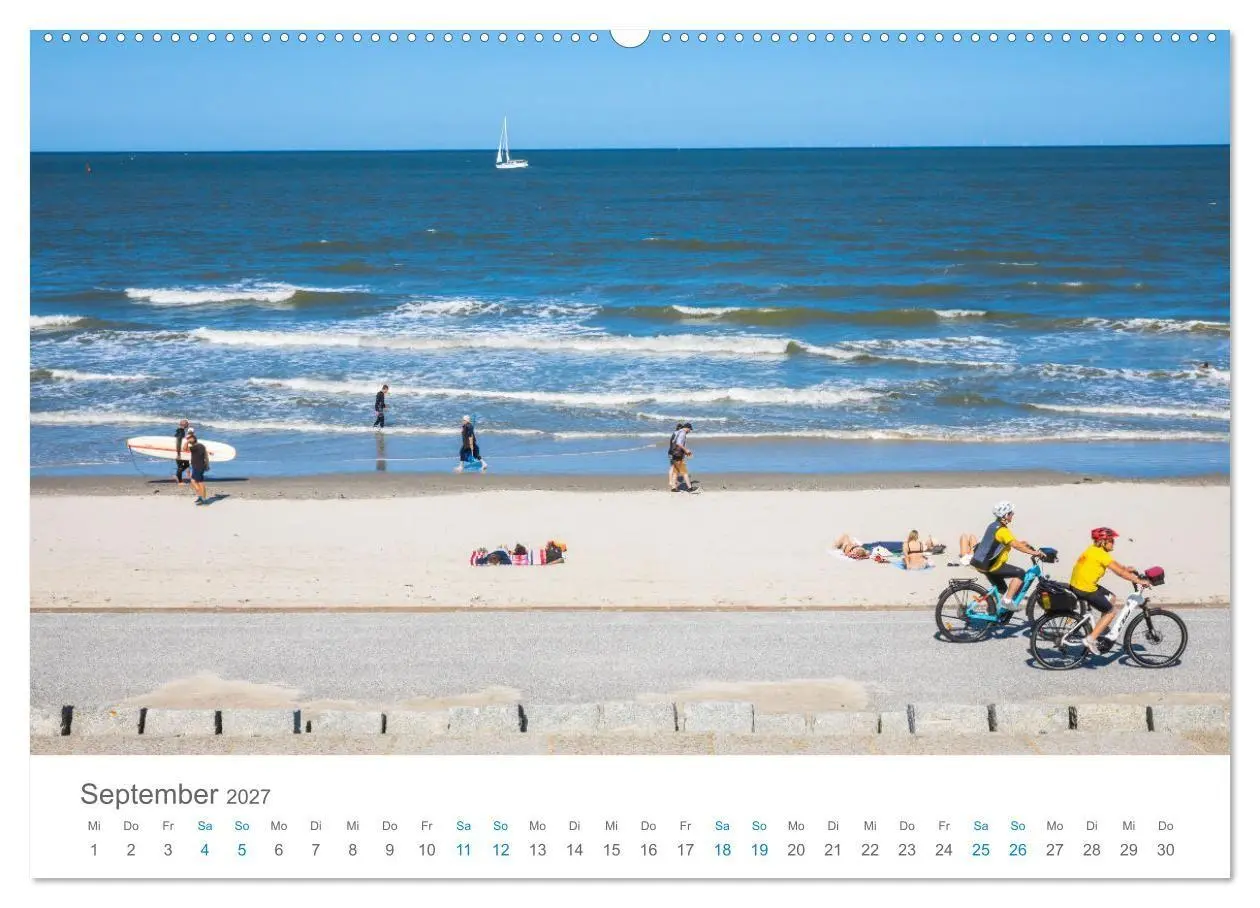 Bild: 9783569056923 | Norderney Sehnsuchtskalender (hochwertiger Premium Wandkalender...