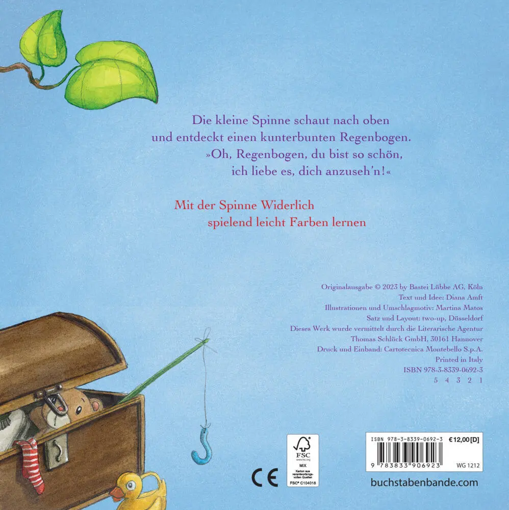 Autor: 9783833906923 | Die kleine Spinne Widerlich und die Regenbogenfarben (Pappbilderbuch)