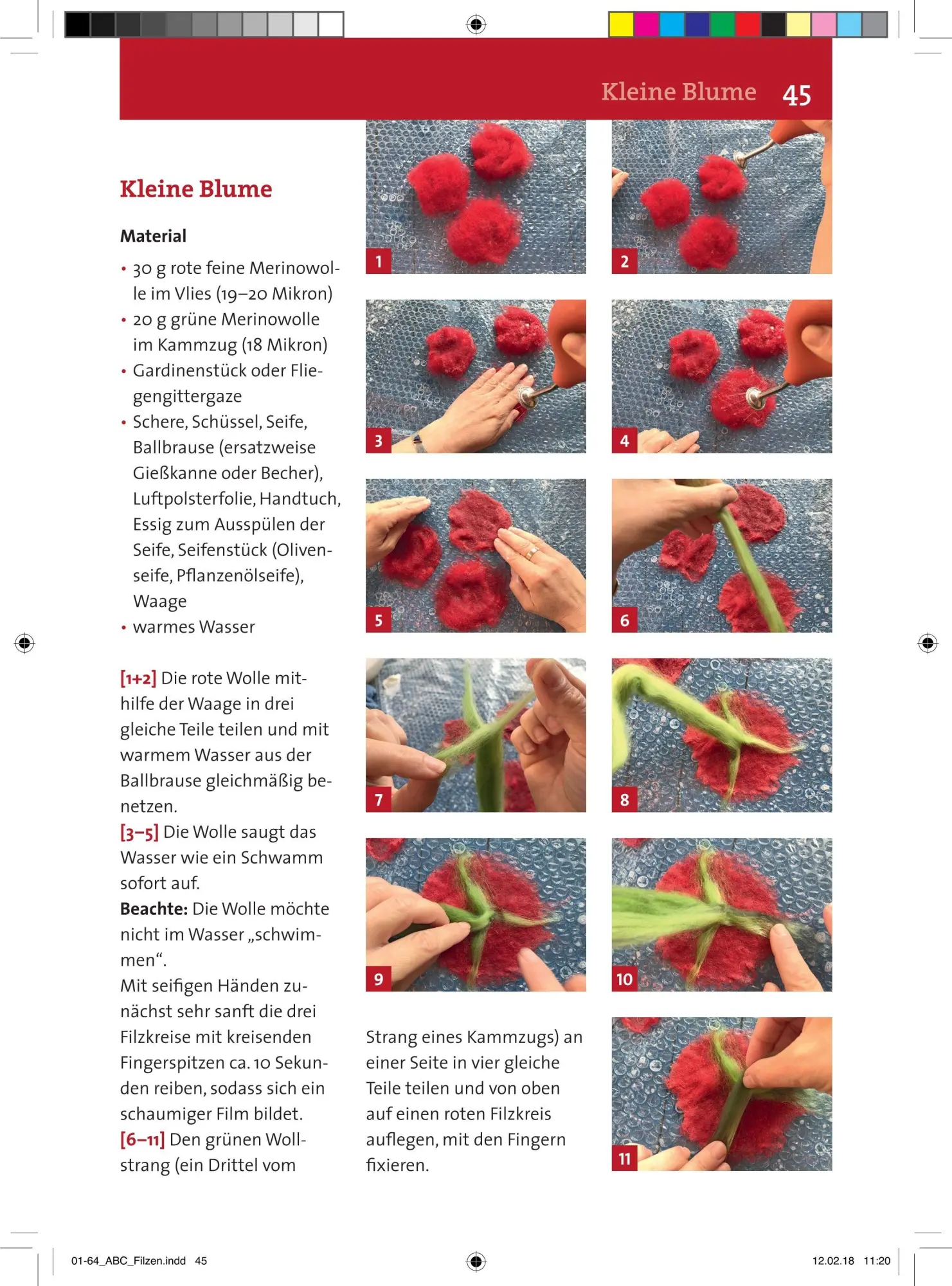 Bild: 9783897986923 | Filzen | ABC der Handarbeiten | Silvia Jacoby-Wirth | Taschenbuch