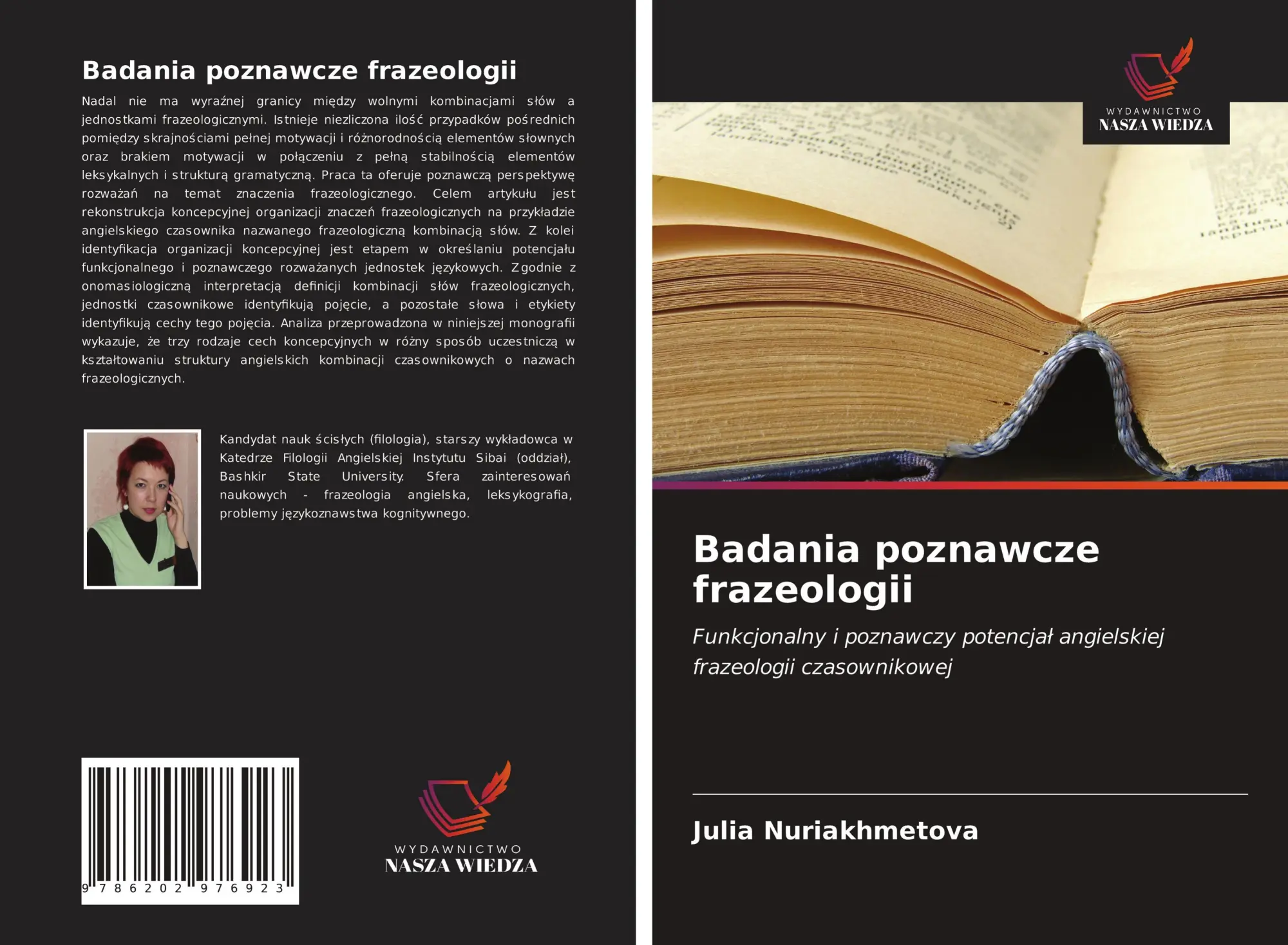 Cover: 9786202976923 | Badania poznawcze frazeologii | Julia Nuriakhmetova | Taschenbuch