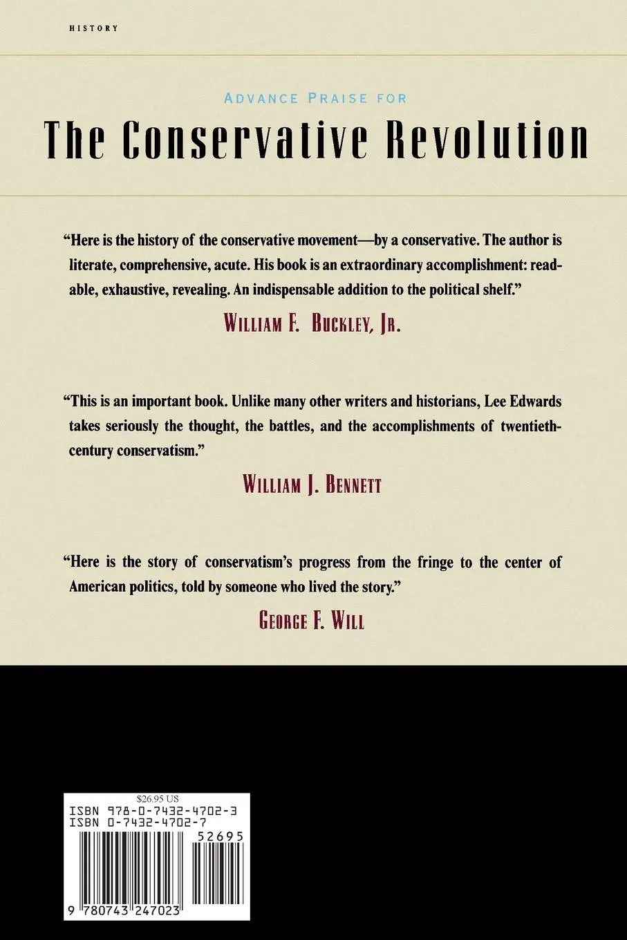 Rückseite: 9780743247023 | The Conservative Revolution | The Movement That Remade America | Buch