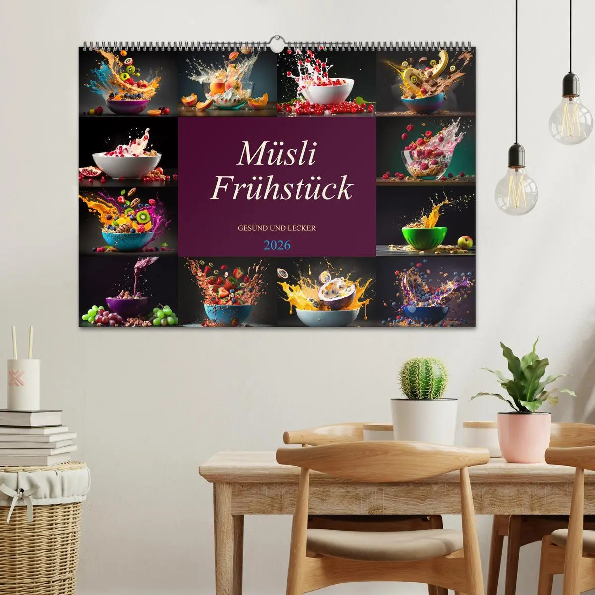 Bild: 9783457527023 | Müsli Frühstück (Wandkalender 2026 DIN A2 quer), CALVENDO...
