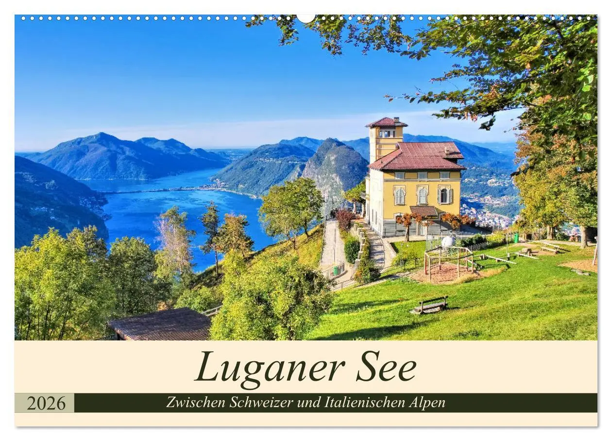 Cover: 9783457837023 | Luganer See - Zwischen Schweizer und Italienischen Alpen...
