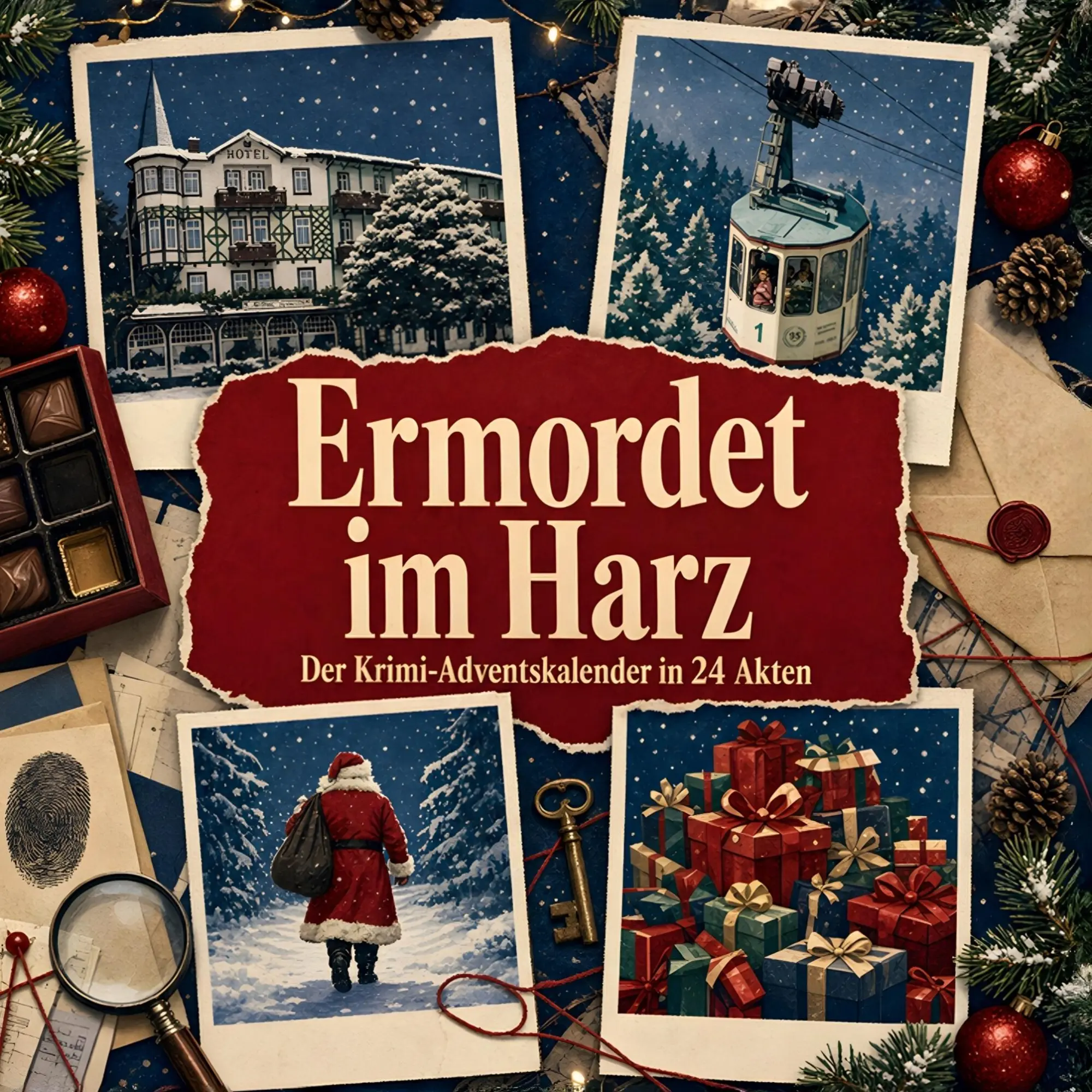 Cover: 9783696117023 | Ermordet im Harz | Der Krimi-Adventskalender in 24 Akten | Ben Schmid