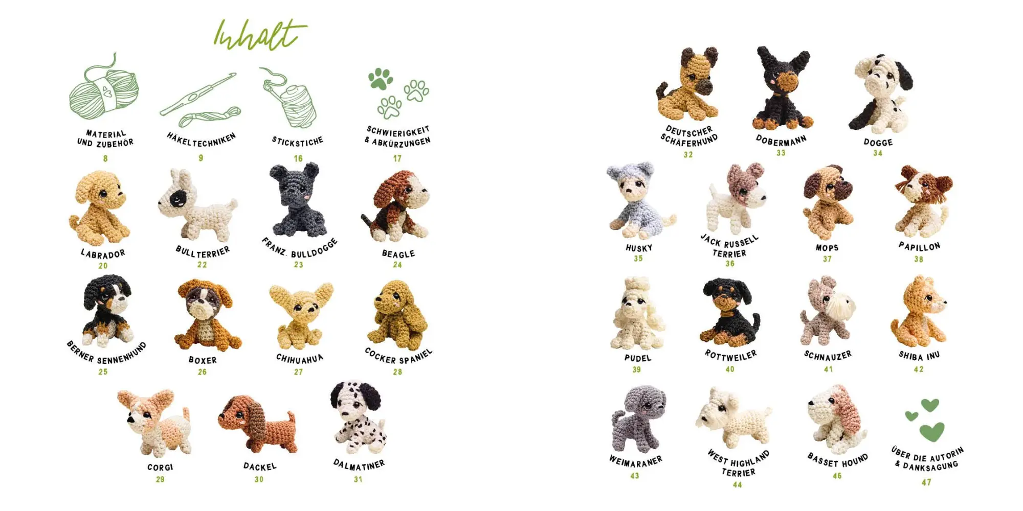 Bild: 9783745927023 | Mini-Amigurumis - Süße Hunde | 25 niedliche Freunde häkeln | Urbanneck
