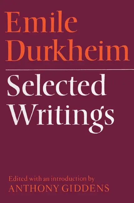 Cover: 9780521097123 | Emile Durkheim | Selected Writings | Emile Durkheim (u. a.) | Buch