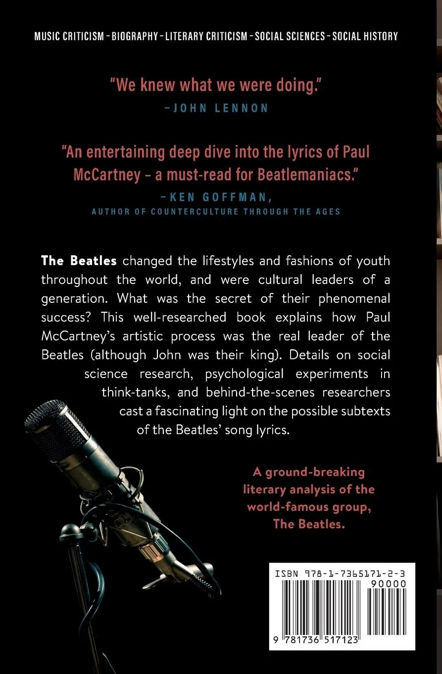 Rückseite: 9781736517123 | How The Beatles Knew | A Theory of How They Wrote Their Songs | Buch