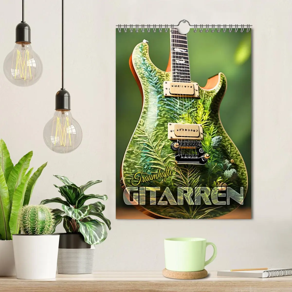 Bild: 9783457137123 | Traumhafte Gitarren (Wandkalender 2025 DIN A4 hoch), CALVENDO...