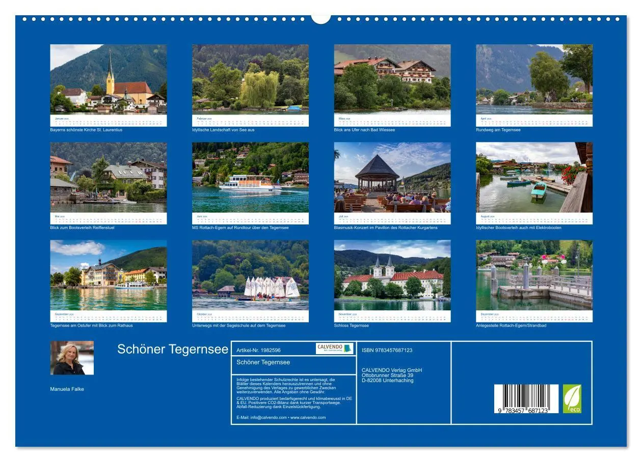 Bild: 9783457687123 | Schöner Tegernsee (hochwertiger Premium Wandkalender 2026 DIN A2...