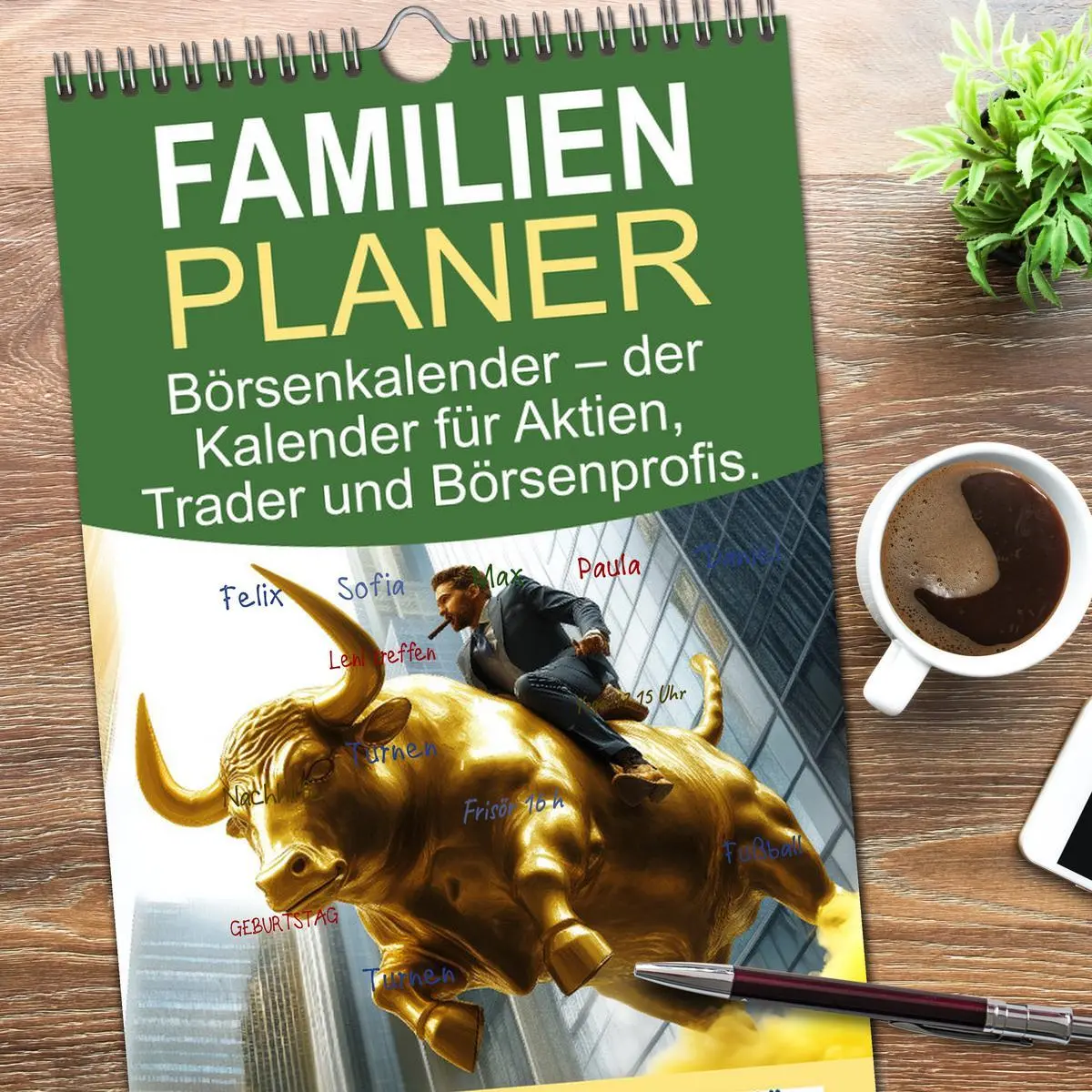 Bild: 9783516607123 | Familienplaner 2026 - Börsenkalender - der Kalender für Aktien,...