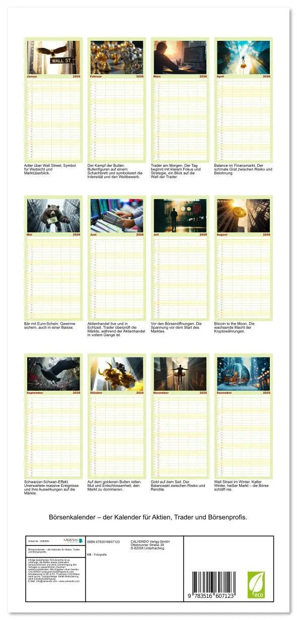 Bild: 9783516607123 | Familienplaner 2026 - Börsenkalender - der Kalender für Aktien,...