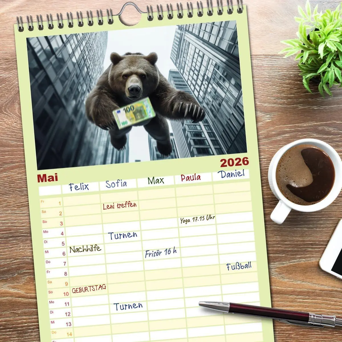 Bild: 9783516607123 | Familienplaner 2026 - Börsenkalender - der Kalender für Aktien,...