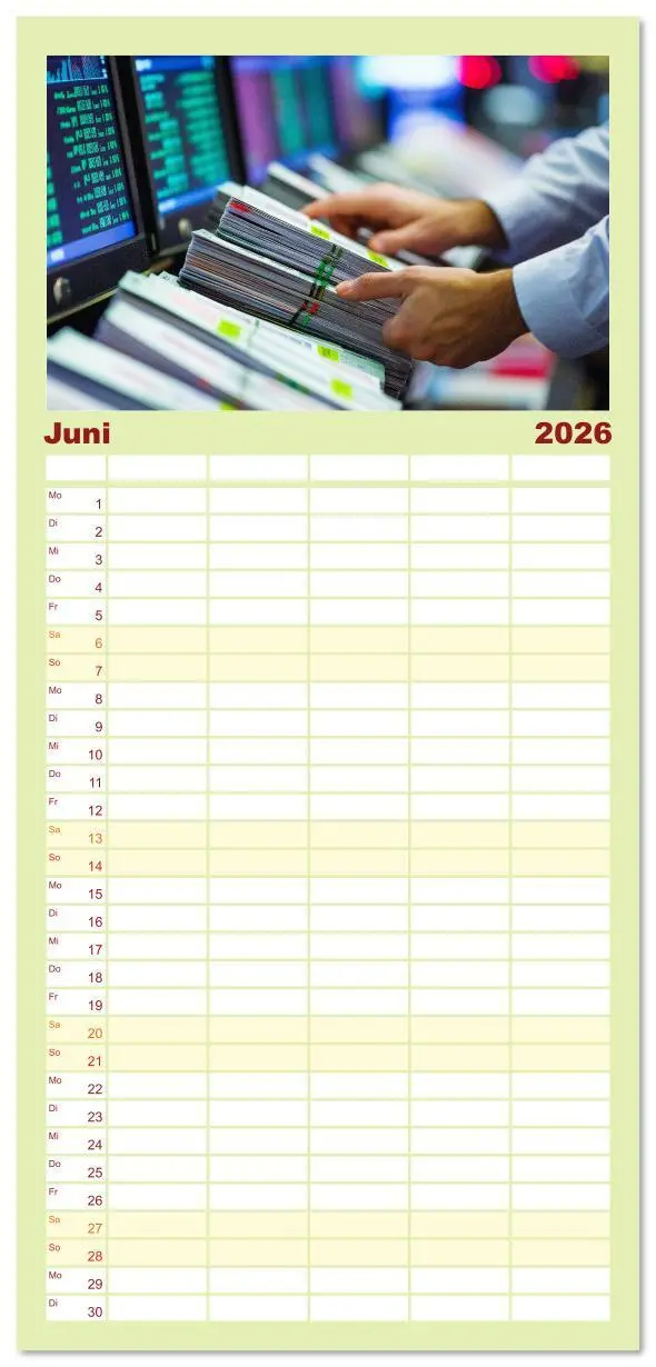 Bild: 9783516607123 | Familienplaner 2026 - Börsenkalender - der Kalender für Aktien,...
