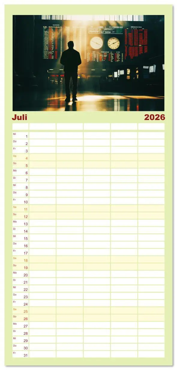Bild: 9783516607123 | Familienplaner 2026 - Börsenkalender - der Kalender für Aktien,...