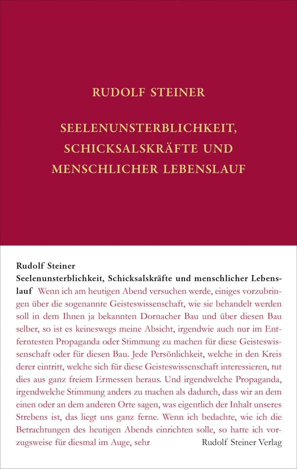 Cover: 9783727407123 | Seelenunsterblichkeit, Schicksalskräfte und menschlicher Lebenslauf