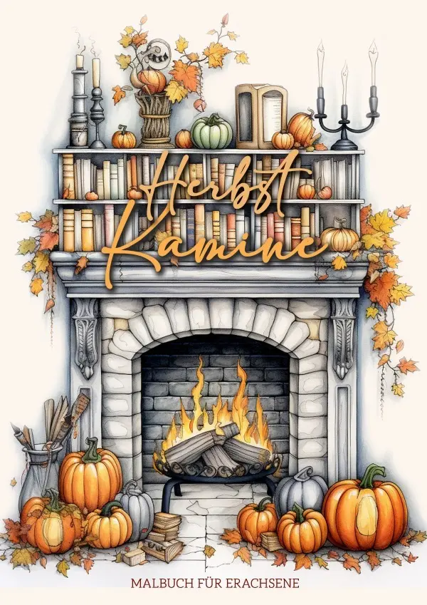Cover: 9783759877123 | Herbst Kamine Malbuch für Erwachsene | Monsoon Publishing (u. a.)