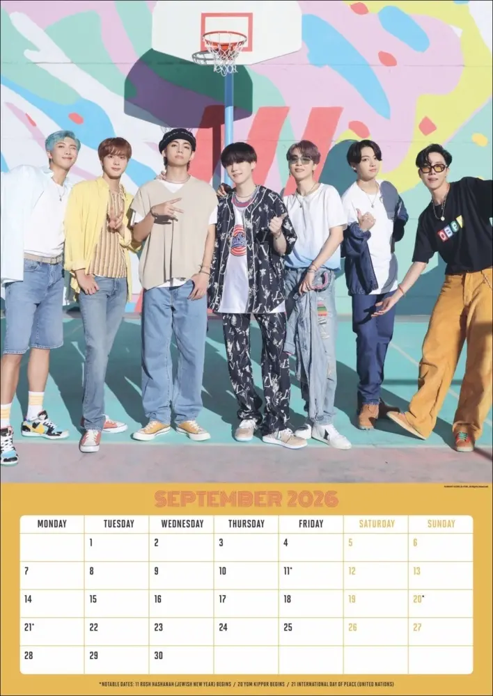 Bild: 9783840197123 | BTS Posterkalender 2026 | Kalender | Spiralbindung | Englisch | 2026