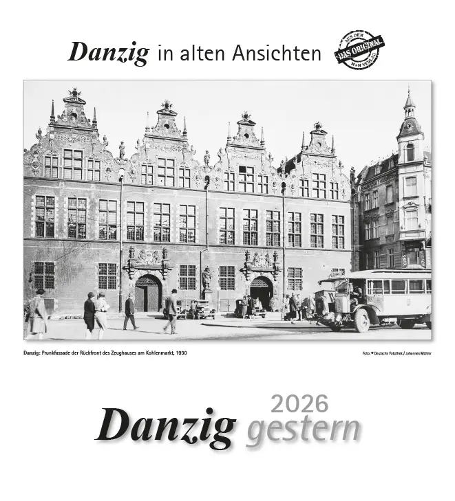 Cover: 9783961667123 | Danzig gestern 2026 | Danzig in alten Ansichten | Kalender | 13 S.