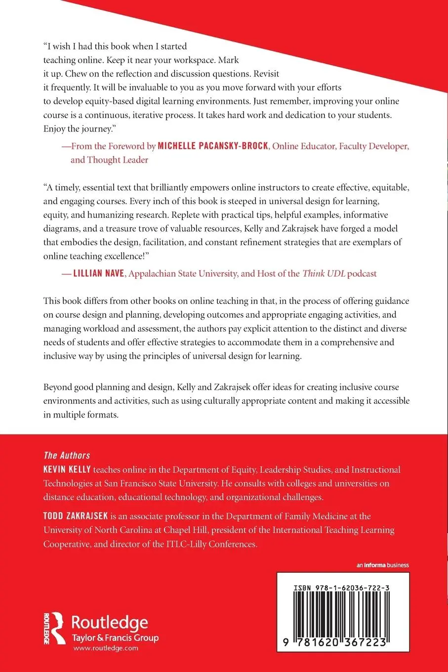 Rückseite: 9781620367223 | Advancing Online Teaching | Kevin Kelly (u. a.) | Taschenbuch | 2020