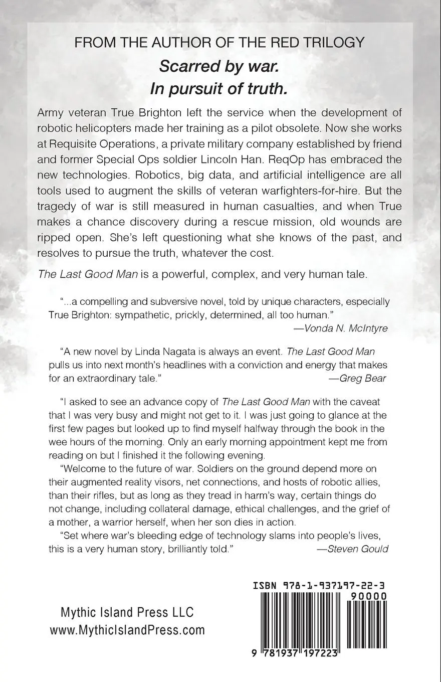 Rückseite: 9781937197223 | The Last Good Man | Linda Nagata | Taschenbuch | Englisch | 2017