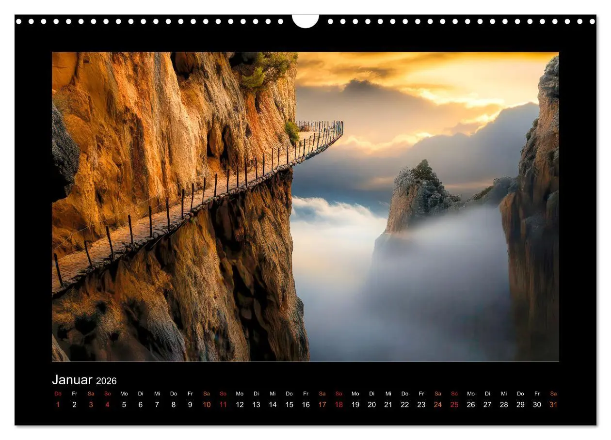 Bild: 9783457297223 | Abenteuerliche Wege (Wandkalender 2026 DIN A3 quer), CALVENDO...